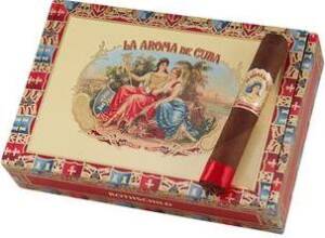 La Aroma de Cuba Rothschild cigars made in Nicaragua. Box of 20. Free shipping!