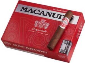 Macanudo Inspirado Red Robusto cigars made in Honduras. Box of 20. Free shipping!