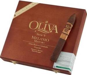 Oliva Serie V Melanio Maduro Torpedo cigars made in Nicaragua. Box of 10. Free shipping!