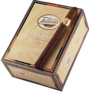 Tatiana Classic Vanilla cigars made in Dominican Republic. Box of 25. Free shipping!