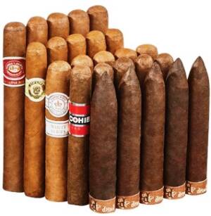 Top Five Best Seller Cigar Combo with 50 cigars. Free shipping!